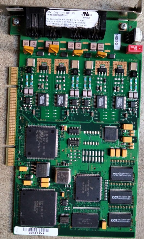 Dialogic D/4PCIU 4-Port PCI Voice Board - Image 3